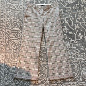 Ann Taylor- The Jayne Pink Plaid Pants